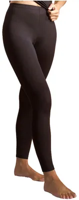 Produktbild von HERMKO 5720 Damen Leggings aus Baumwolle / Elasthan, Farbe:schwarz, Größe:40/42 (M)