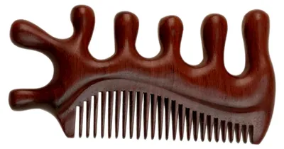 Produktbild von Holzkamm zur Kopfhautmassage und Haarpflege