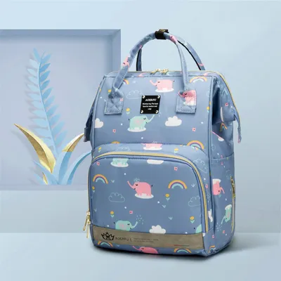 Produktbild von 360Home Große Tasche multifunktional Camouflage Babytasche Hellblau