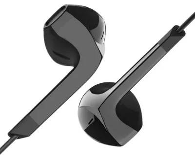 Zdjęcie produktu dla Słuchawki douszne Langsdom E6U HIFI z mikrofonem, czarne