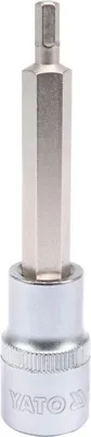 Produktbild von YATO Steckschlüsseleinsatz YT-04391 100mm Chrom-Vanadium-Stahl Werkzeugstahl
