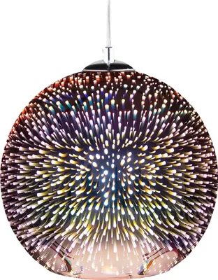 Produktbild von BELIANI Lampa wisząca sufitowa miedziana szklana kula efekt rozproszonego światła nowoczesna ozdoba do salonu