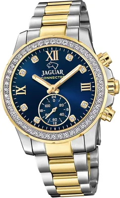 Produktbild von Jaguar Edelstahl Damen Uhr Multifunktion silber gold Connected D2UJ982/3