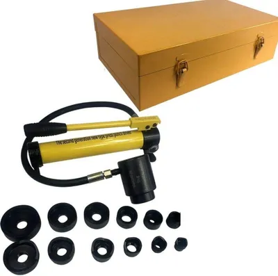 Obrázek produktu pro Hydraulický děrovač plechu 22–60 mm, děrovač, děrovací nástroj, hydraulické nářadí, hydraulické čerpadlo