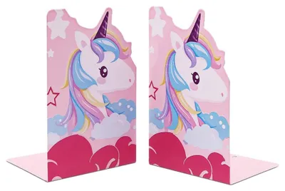 Image de Magnifiques serre-livres en forme de licorne - Supports décoratifs pour enfants