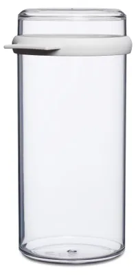 Image de MEPAL 106714030600 Vorratsdose Stora 24,0 cm hoch weiß, transparent 1,9 l, 1 St.