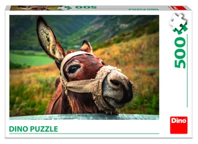 Produktbild von Dino Puzzle 500 Esel