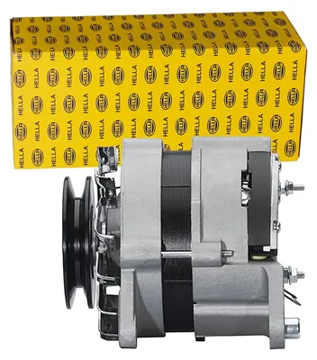 Productafbeelding van Dynamo/Generator, 12V, 65A, Ø 90 mm, HELLA, geschikt voor o.a. Massey Ferguson