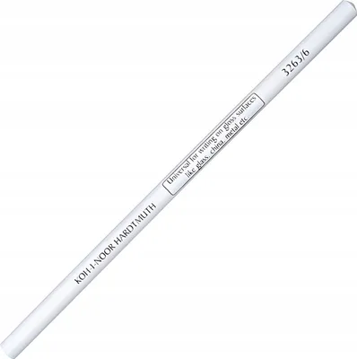 Zdjęcie produktu dla Dermatograf KOH-I-NOOR Special Pen White - Wodoodporny i wszechstronny - Idealny do szkła, metalu, plastiku i skóry - Precyzyjne rysowanie i znakowanie