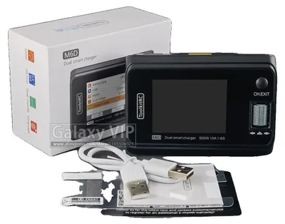 Zdjęcie produktu dla Inteligentna ładowarka, dwukanałowa, obsługująca różne typy baterii, ToolkitRC M6D