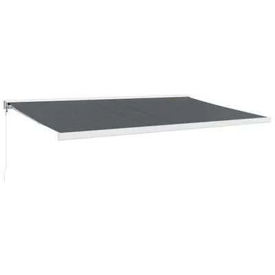Immagine prodotto di Tenda da Sole Retrattile Antracite 5x3 m in Tessuto e Alluminio