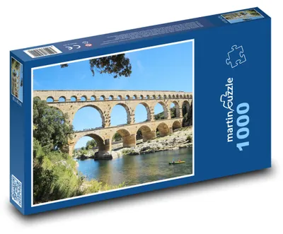 Obrázok produktu pre Puzzle 1000 Pont du Gard - Francúzsko - martinpuzzle