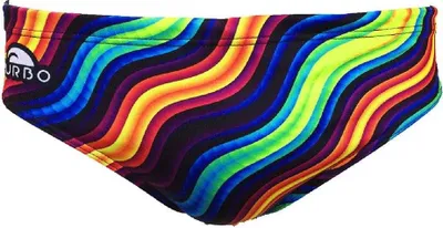Produktbild von Turbo Wavy Badeslip Mehrfarbig M Herren Mehrfarbig M