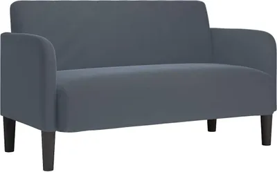 Immagine prodotto di vidaXL Divano a due posti in velluto grigio scuro 109 cm