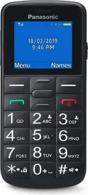 Obrázok produktu pre Panasonic KX-TU110, Navýšku, Dual SIM, 4,5 cm (1.77"), 128 x 160 px, Bluetooth, Čierna