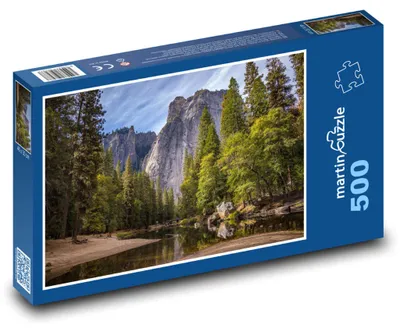 Zdjęcie produktu dla Puzzle 500 Góry nad rzeką - martinpuzzle