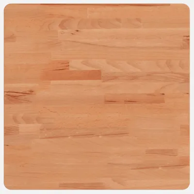 Immagine prodotto di Piano per Tavolo 50x50x4 cm Quadrato Legno Massello di Faggio