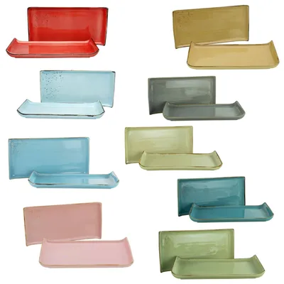 Obrázok produktu pre CreaTable 33015 Nature Collection BBQ Platte, červená, 2-dielna (1 sada)
