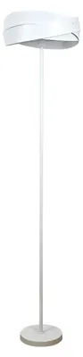 Produktbild von Stehlampe Metall E27 155 cm Up Down Weiß rund Modern