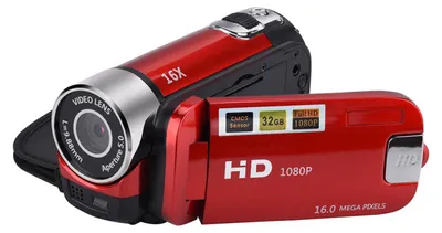 Produktbild von AIORBER Digitalkamera für Kinder, 16MP Full HD 1080P, 2,7" LCD, 270° drehbar, 16x Digitalzoom, Kinderkameras, AVI-Videoformat, 11,7x5x 5,5 cm, Schwarz