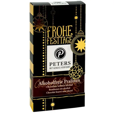 Produktbild von Peters Frohe Festtage Alkoholfreie Pralinen verschiedene Sorten 100g