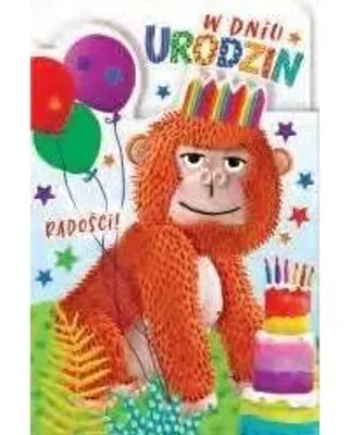 Zdjęcie produktu dla Kartka GG okolicznościowa Urodziny - AbCard