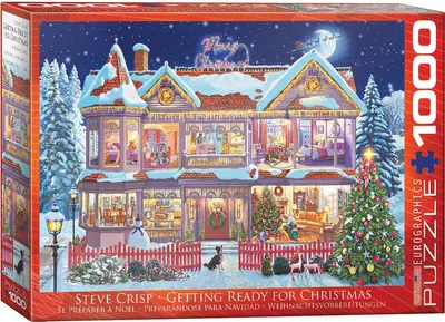 Produktbild von Eurographics Puzzle Getting Ready Christmas - 1000 Teile