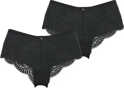 Produktbild von JOOP! Damen Panty 2-Pack Beautiful - schwarz - Größe 44