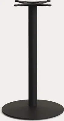 Hohes Bartischbein Esilda 55 x 55 x 96 cm Stahl Schwarz