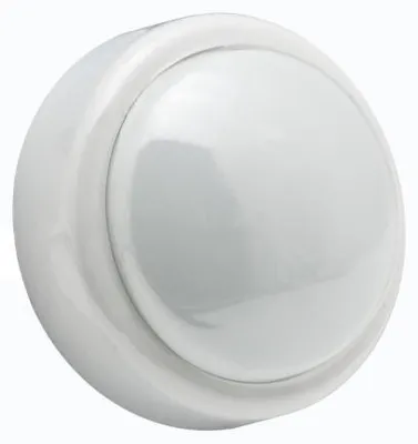 Produktbild von Tragbares LED-Nachtlicht mit Druckknopf - batteriebetriebene Kinderlampe (2x AA) - einfach zu bedienen - ideal für den Innenbereich - sanftes weißes Licht - 10 cm Durchmesser [20269]