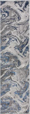 Obrázok produktu pre 80x300 cm Behúň Eris Marbled Navy