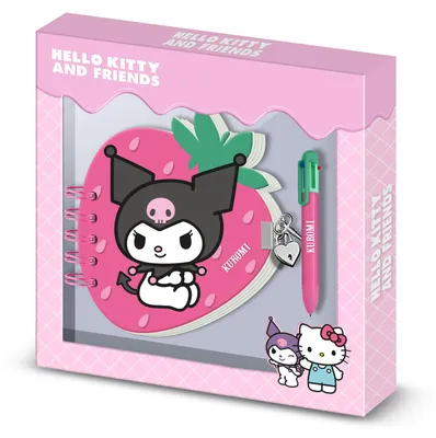 Produktbild von Karactermania Kuromi Tagebuch+stift 24x23x2.5 Cm Rosa Rosa One Size