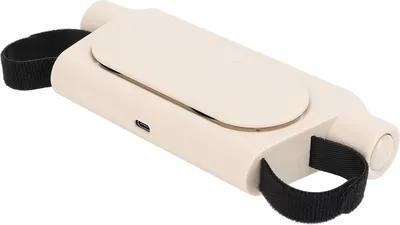 Obrázek produktu pro Chladicí ventilátor do auta USB bez lopatek 3 rychlosti nastavitelný tichý ventilátor do opěrky hlavy pro venkovní cestování béžový