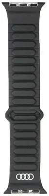 Produktbild von Audi Logo Kunstleder Magnetringarmband Für Apple Watch 40/41/42Mm Schwarz
