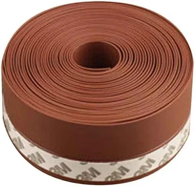 Obrázok produktu pre Tesnenie proti prievanu Silikón 35 mm x 3 m, Hnedé, Samolepiace, Ochrana proti chladu, pre Dvere a Okna
