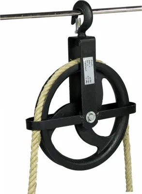 Produktbild von Bau-Aufzugsrolle  Ø 300 mm / 300 kg, mit Kreuzbügel