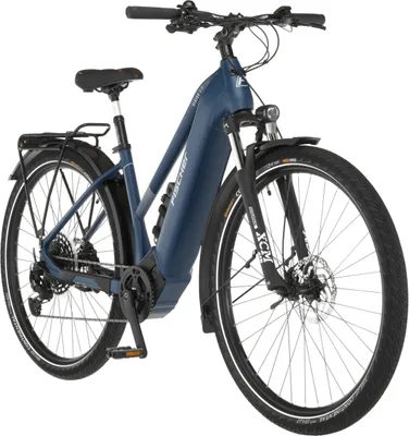 Produktbild von FISCHER E-Bike Pedelec Trekking Viator 8.0i Trapez, Rahmenhöhe 45 cm, 28 Zoll, Akku 711 Wh, Mittelmotor, Kettenschaltung, LCD Display, sattblau