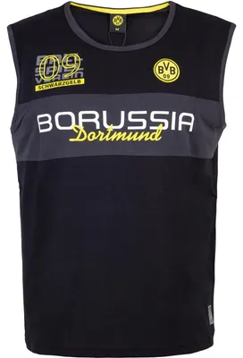 Produktbild von Dortmund Borussia BVB Basketball Tank Top Shirt XXL – Schwarz
