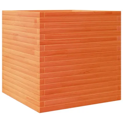 Produktbild von Pflanzkübel Wachsbraun 70x70x68,5 cm Massivholz Kiefer