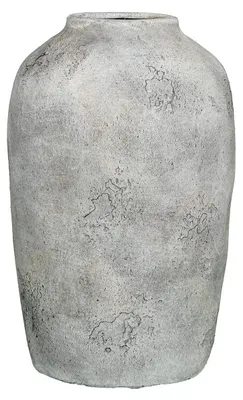 Tafelvaas aus Keramik, Weiß, 21 x 21 x 32 cm
