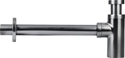 Obrázek produktu pro Sifon k umývátku Differnz 1 1/4 palce x 32 mm grafitová gun metal kartáčovaná 30.414.55