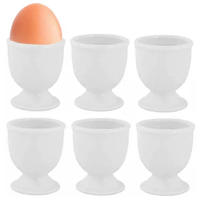 Produktbild von Cosy & Trendy Eierbecher - 6-teiliges Set - Porzellan - weis