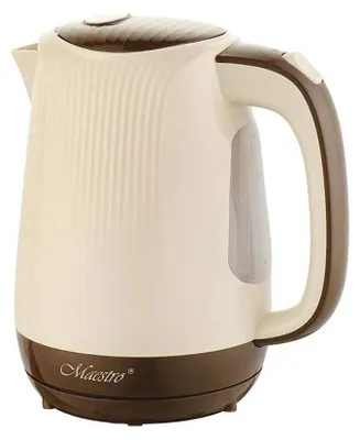 Produktbild von Feel-Maestro MR042 beige electric kettle 1.7 L Beige  Brown 2200 W