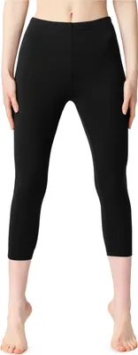 Image de Leggings 3/4 en coton pour femme Bellivalini BLV50-199 (noir, taille S)