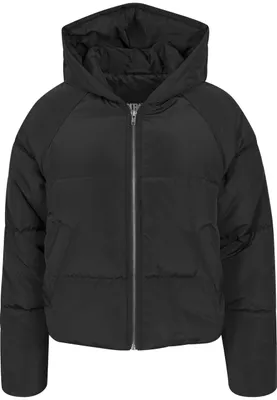 Produktbild von Urban Classics Damen Ladies Hooded Oversized Puffer Jacket Jacke, per Pack Schwa