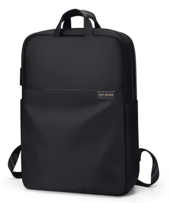Produktbild von Rucksack Damen Handgepäck mit Laptopfach 15.6 Zoll Wasserdicht Schwarz