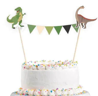 Image de Décoration de gâteau Joyeux dinosaures