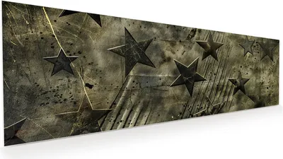 Produktbild von Glasbild 120x40cm in XXL für Wohnzimmer, Schlafzimmer Motiv Sternenhimmel
