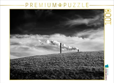 Produktbild von CALVENDO Puzzle Rauchzeichen - Bottrop | 1000 Teile Lege-Größe 64x48cm Foto-Puzzle für glückliche Stunden