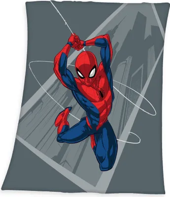 Zdjęcie produktu dla Koc polarowy Spiderman przytulny koc 130 x 170 cm